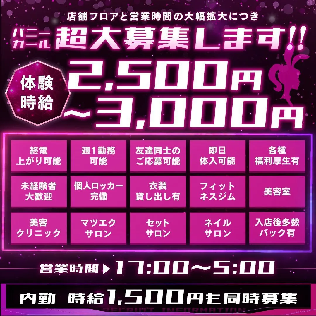 Luxury Bar CHANCE求人窓口#圧倒的バニーガール@bar_chance_