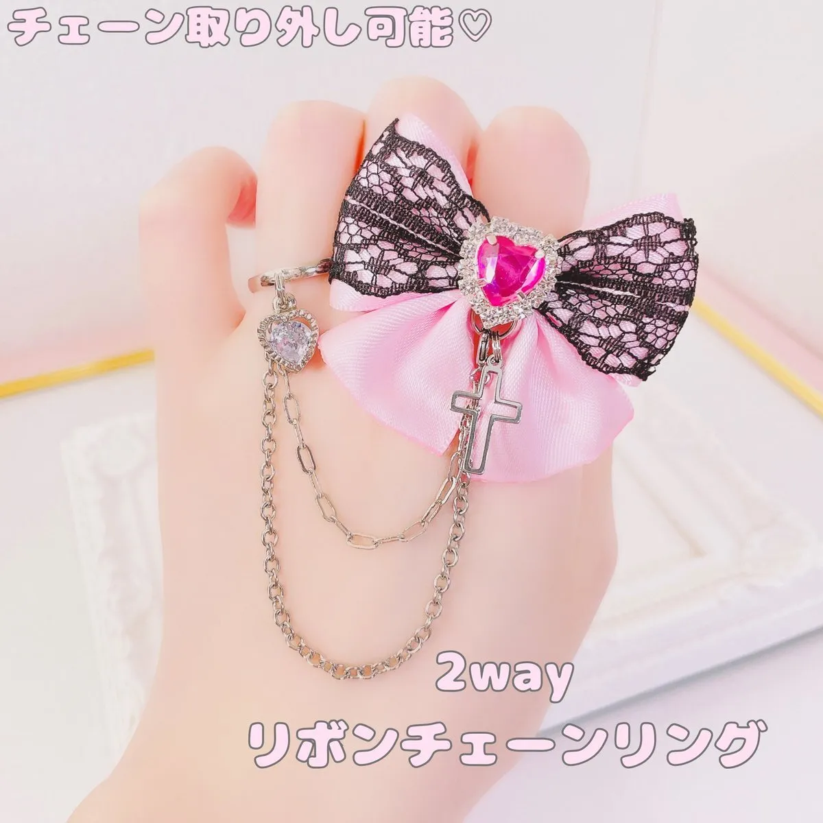 もフもフ♡アクセサリー新宿アルタ3F Kawaii☆Stars Ribbon Shop委託中💕@mohuzon
