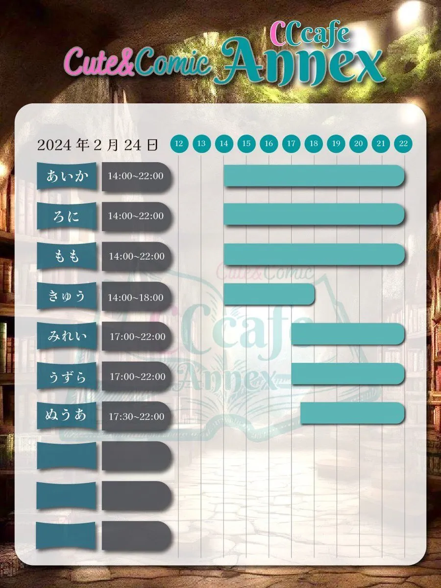【キャストさん募集中】CCcafe Annex⛲新天地通店1F@cca_cutecomic